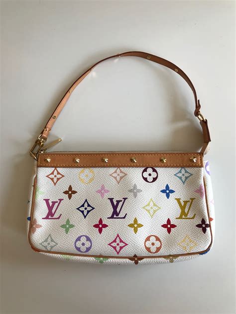 louis vuitton monogram multicolore pochette|Louis Vuitton multi pochette pink.